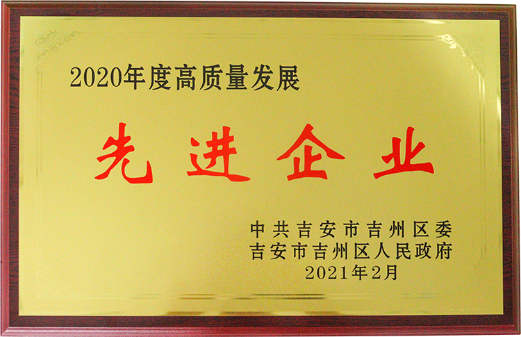 2020年先进企业